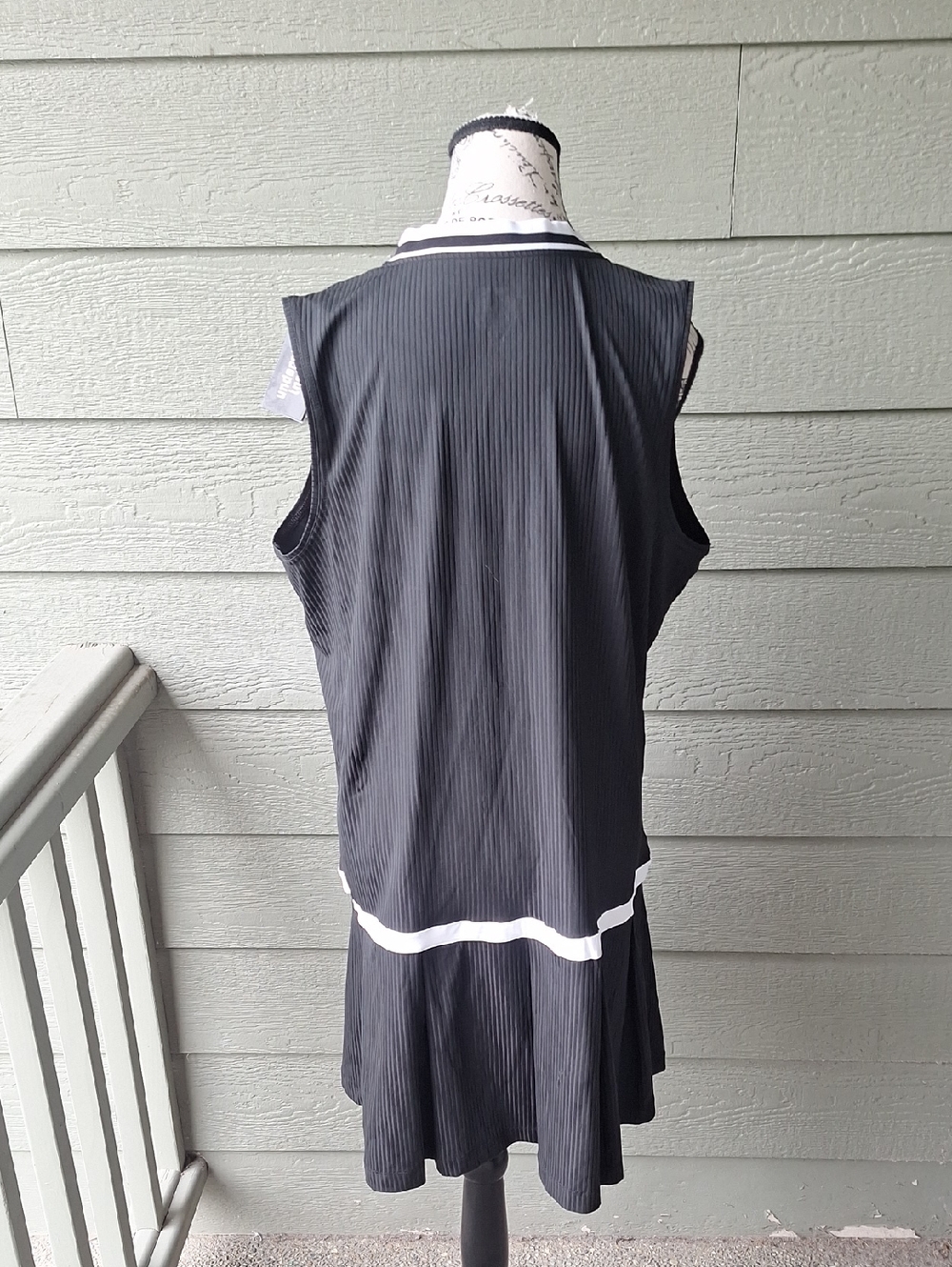 NWT Slazenger Black and White Golf Polo Dress Plus Size XXL - Picture 8 of 14